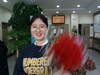 어버이주일 카네이션 달아드리기