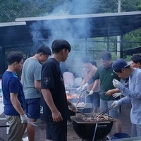 18.07.30 전교인 수련회 저녁 바베큐 - 수고해주